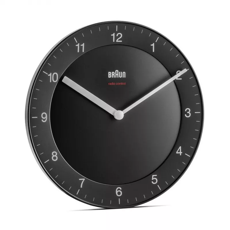 Braun BC06B-DCF Quartz clock Circle Black