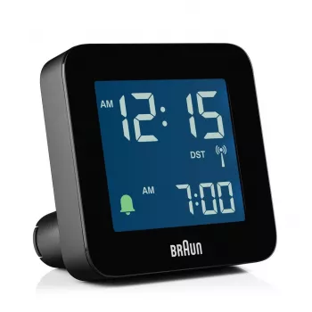 Braun BC09-DCF Digital alarm clock Black