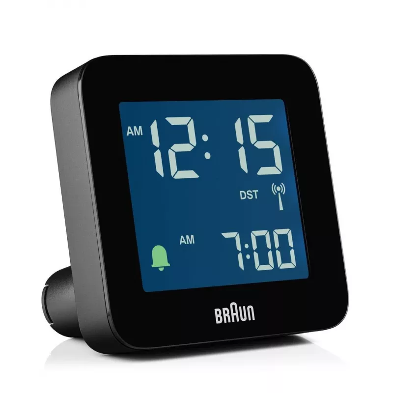 Braun BC09-DCF Digital alarm clock Black