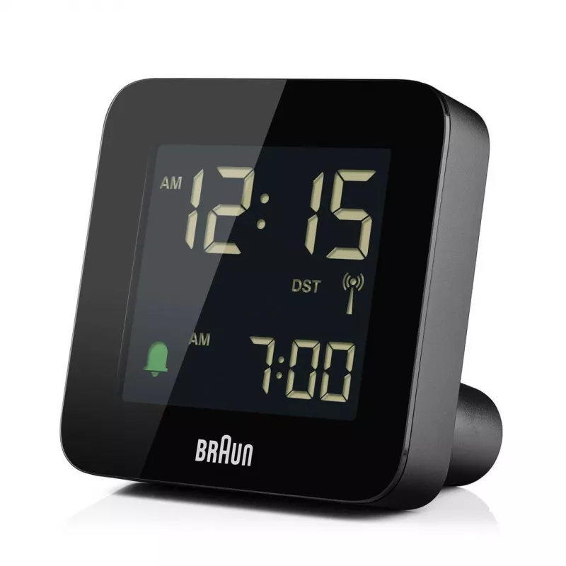 Braun BC09-DCF Digital alarm clock Black