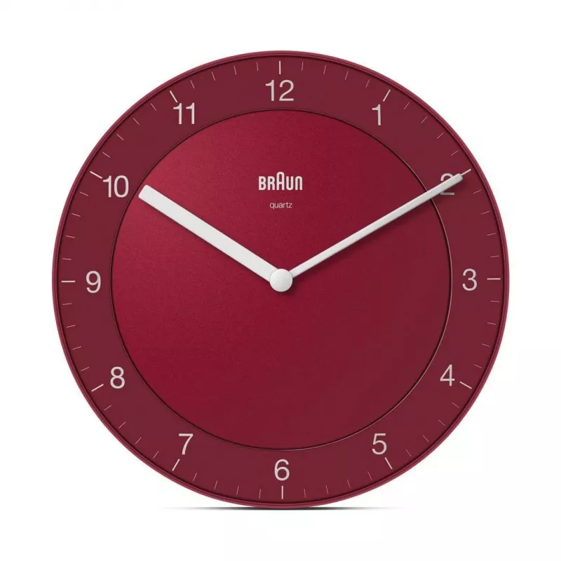 Braun BC06R-DCF Quartz clock Circle Red