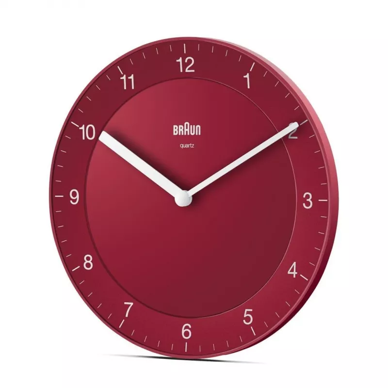 Braun BC06R-DCF Quartz clock Circle Red