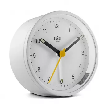 Braun BC12W Quartz alarm clock White