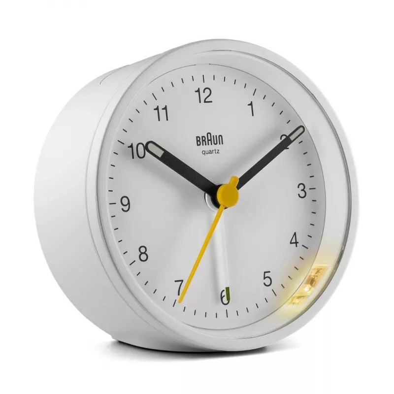 Braun BC12W Quartz alarm clock White