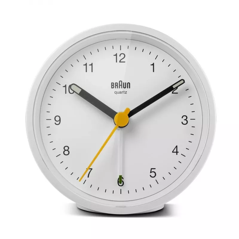 Braun BC12W Quartz alarm clock White