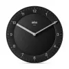 Braun BC 06 B Quartz Wall Clock analog black Quartz clock Circle Black