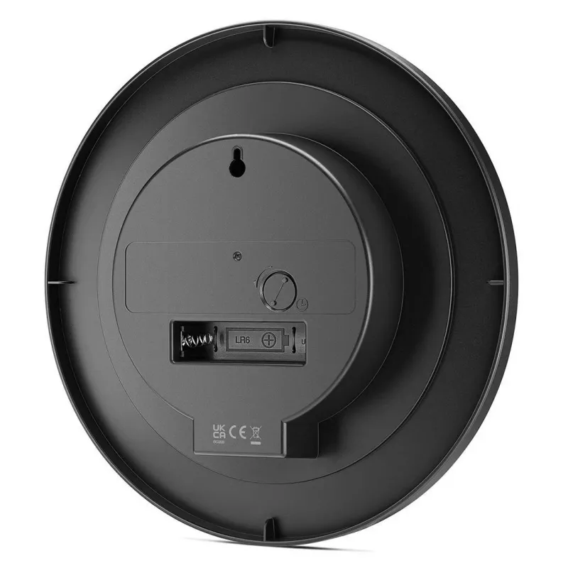 Braun BC 06 B Quartz Wall Clock analog black Quartz clock Circle Black