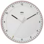 Wall clock BRAUN BC 17 PW DCF — analog DCF radio-controlled clock, pink and white
