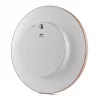 Wall clock BRAUN BC 17 PW DCF — analog DCF radio-controlled clock, pink and white