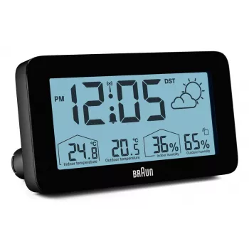 Braun BC13BP-DCF alarm clock Digital alarm clock Black