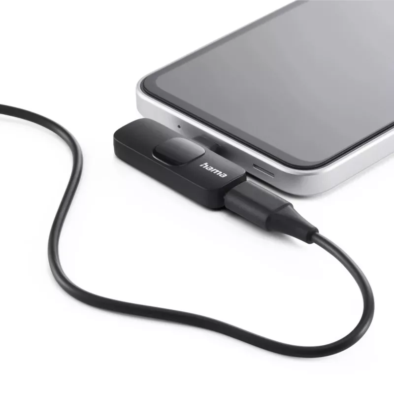 Hama Smart Wireless Black Lavalier/Lapel microphone