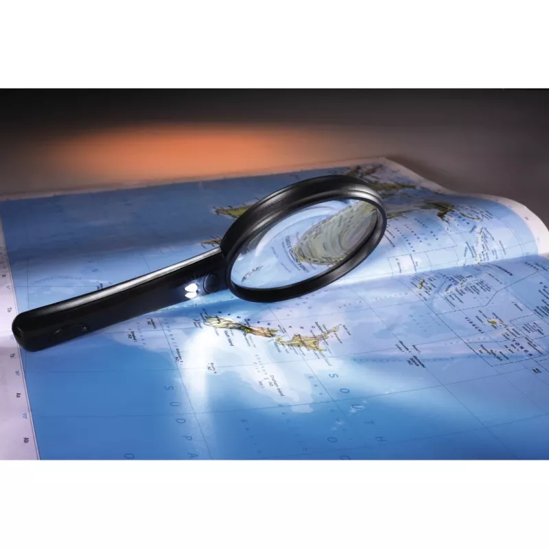 Magnifier Hama Basic 90 LED 4x Black 9 cm Diameter