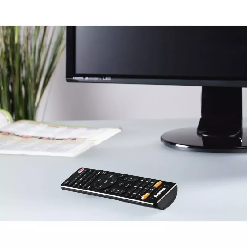 Hama 00012306 remote control IR Wireless DVD/Blu-ray, STB, TV, VCR Press buttons