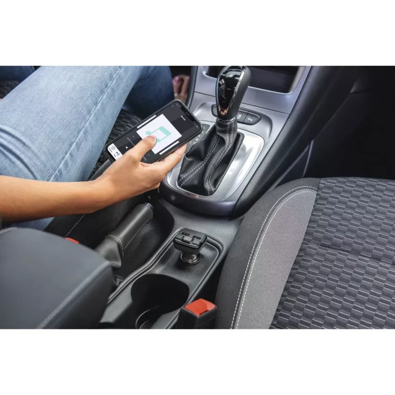 Hama 00014164 FM transmitter 87.6 - 107.9 MHz Cigar lighter Grey