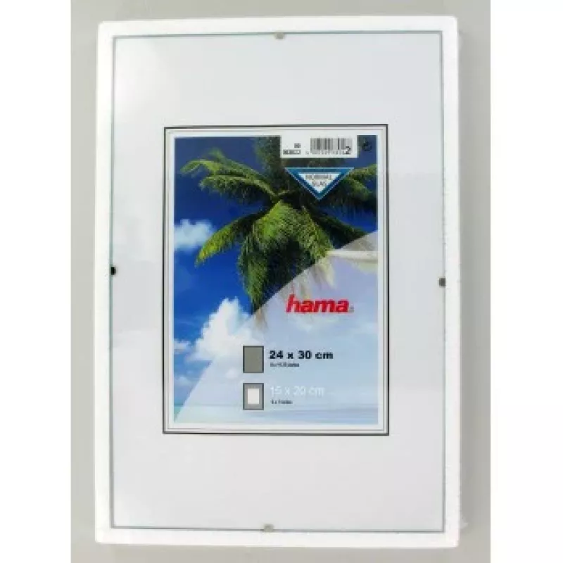 Hama Clip-Fix 24 x 30 cm Transparent Glass Frame 15 x 20 cm