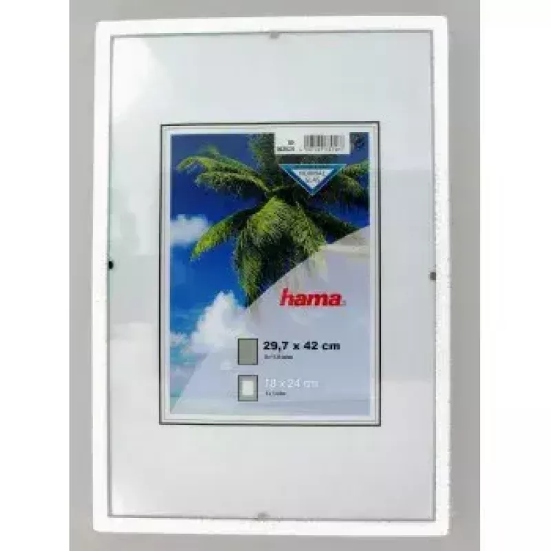 Hama Clip-Fix 29.7 x 42 cm Transparent Glass Frame