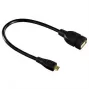Hama USB 2.0 Adapter Cable USB cable 0.15 m USB A Micro-USB B Black