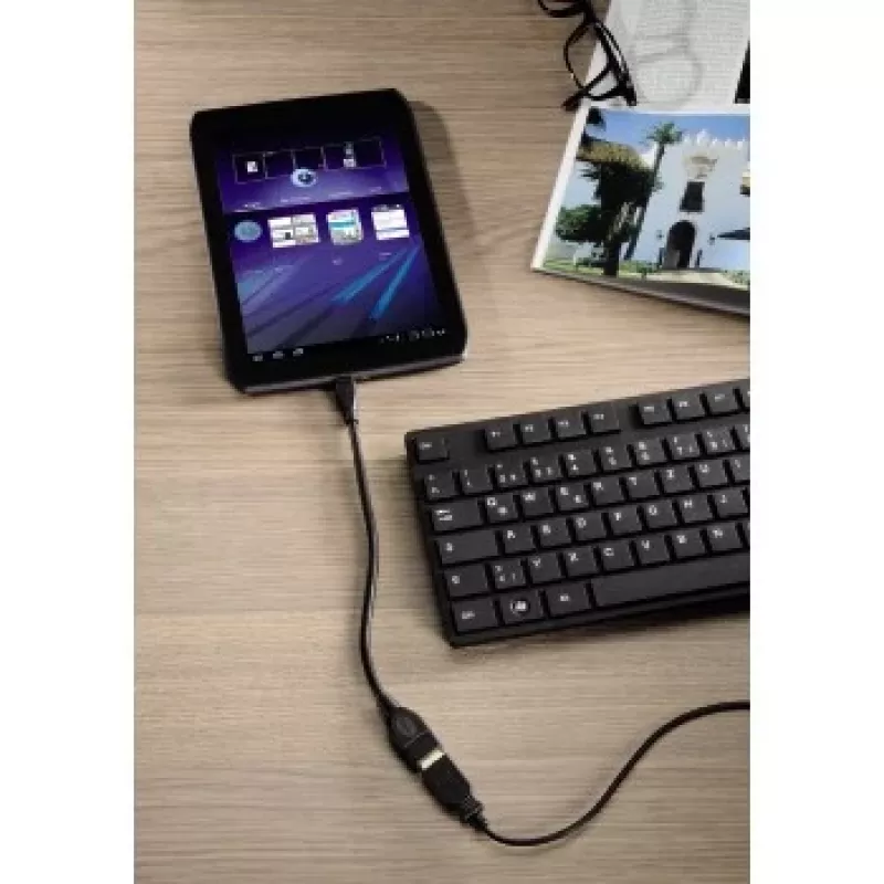 Hama USB 2.0 Adapter Cable USB cable 0.15 m USB A Micro-USB B Black