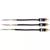 Hama ProClass YUV Cable, 3 RCA - 3 RCA, metal, 1.5 m component (YPbPr) video cable 3 x RCA Black