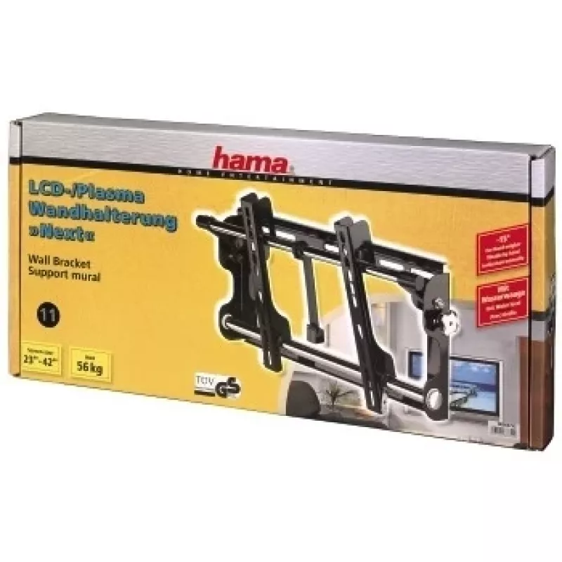 Hama “Next” Plasma/LCD Wall Bracket, VESA 400x200 Black