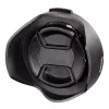 Hama 00093667 Lens Hood, 6.7 cm, Black
