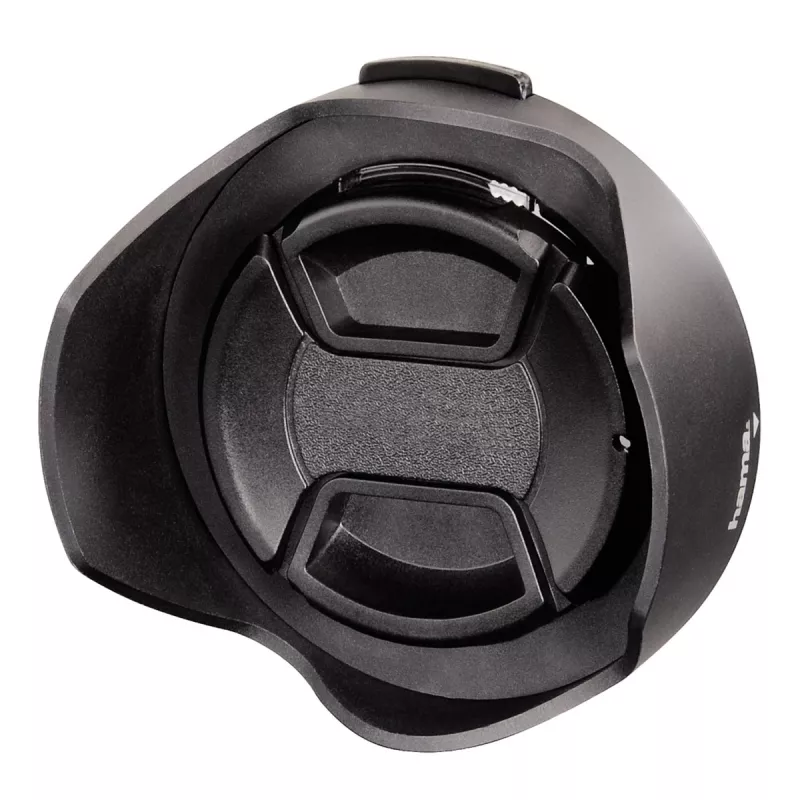 Hama 00093667 Lens Hood, 6.7 cm, Black