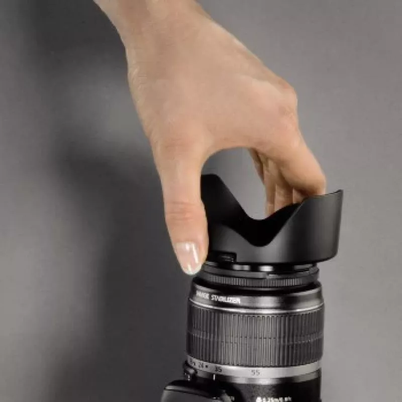 Hama 00093672 lens hood 7.2 cm Black