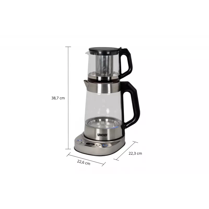 Unold 18215 Samowar Selin electric kettle 1.7 L 1800 W Stainless steel