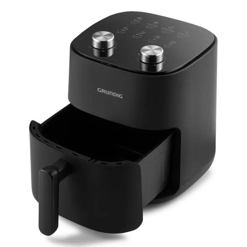 Grundig FRY 6321 L Single 4.7 L Stand-alone 1500 W Hot air fryer Black