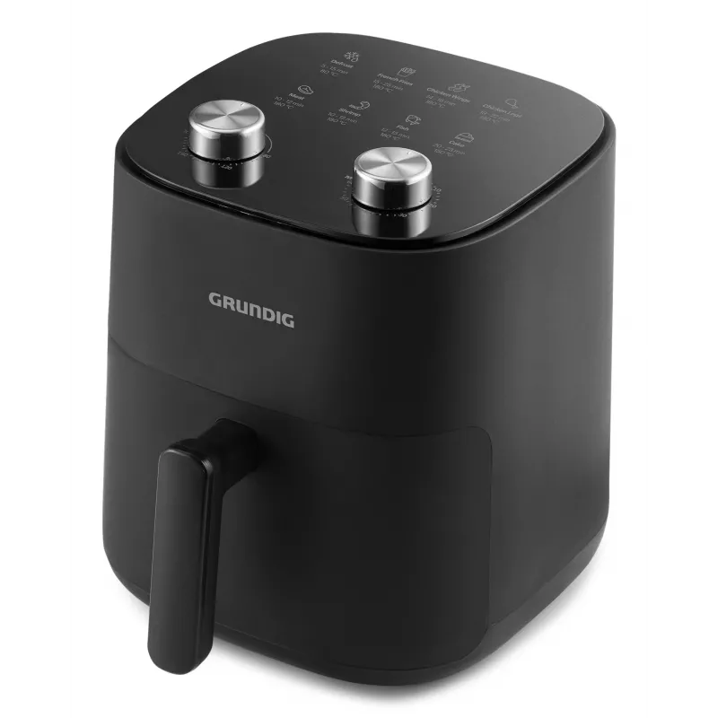 Grundig FRY 6321 L Single 4.7 L Stand-alone 1500 W Hot air fryer Black