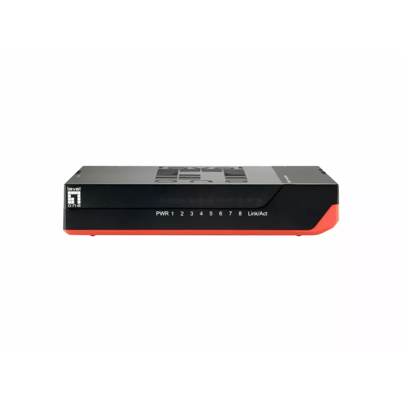 LevelOne 8-Port Gigabit Switch, Unmanaged, Gigabit Ethernet (10/100/1000), Full duplex, Wall mountable
