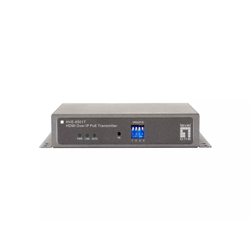 LevelOne HDMI over IP PoE Transmitter, 1920 x 1080 pixels, AV transmitter, Grey, HDCP