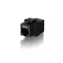 Equip Cat.6 Unshielded Keystone Inline Coupler, Black, Gold, 15 mm, 33 mm, 20 mm, 75 g
