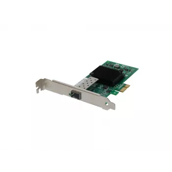 LevelOne Gigabit Fiber PCIe Network Card, 1 x SFP, Internal, Wired, PCI Express, Fiber, 1000 Mbit/s, Aluminium