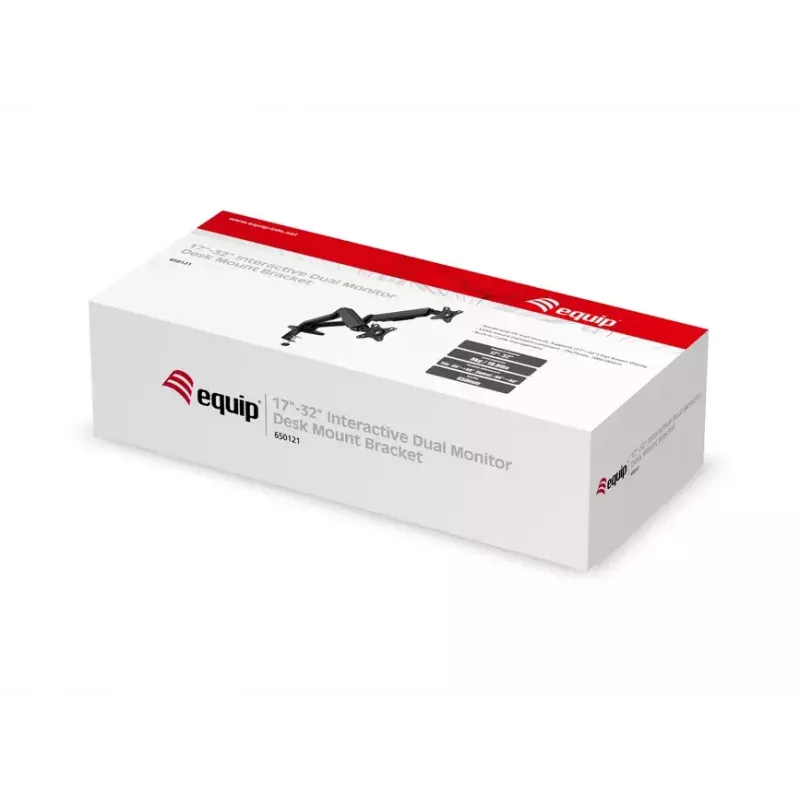 Equip 13 inch-27 inch Interactive Dual Monitor Desk Mount Bracket