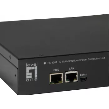LevelOne 12-Outlet Intelligent Power Distribution Unit, 200-240V AC