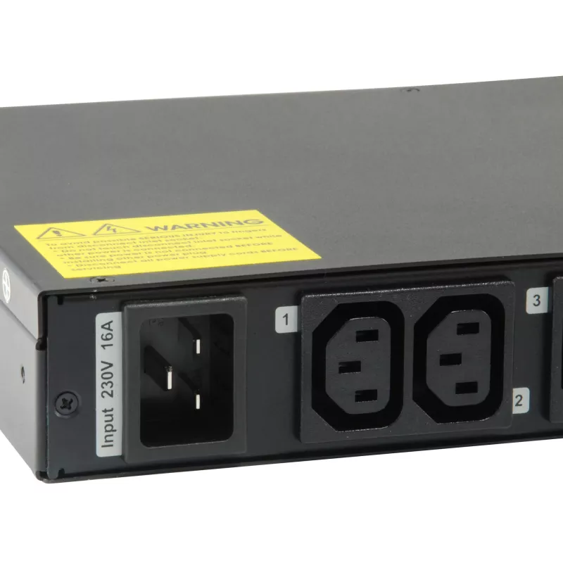 LevelOne 12-Outlet Intelligent Power Distribution Unit, 200-240V AC