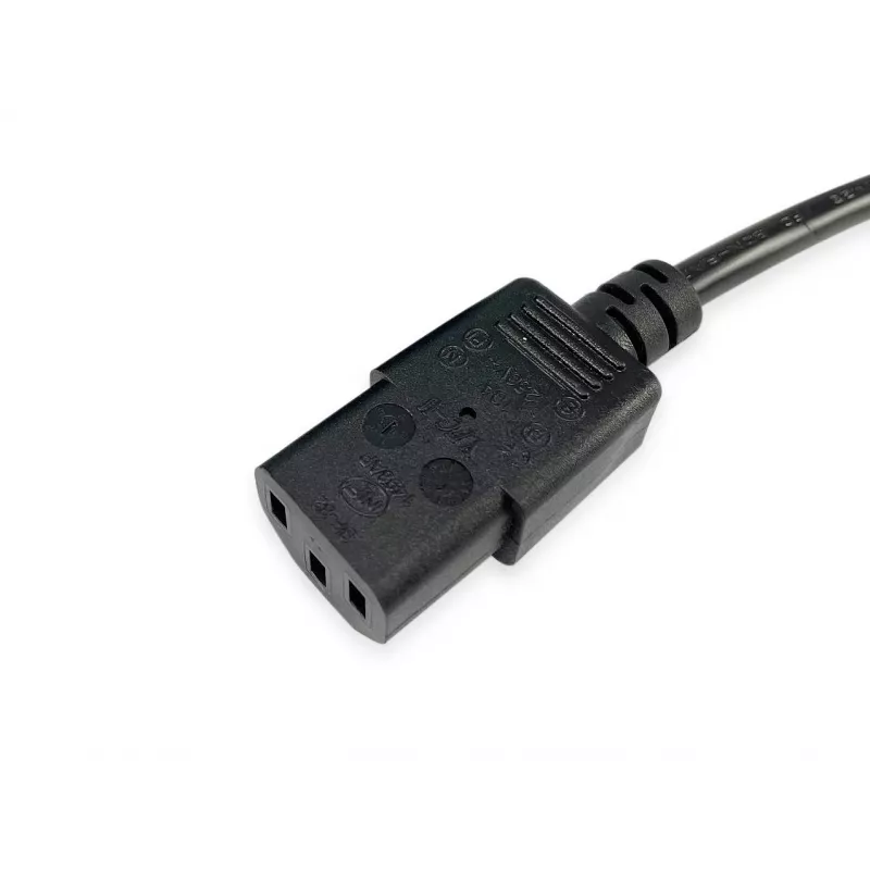 Power cable Equip 112300 Black 2 m BS 1363 C13 coupler