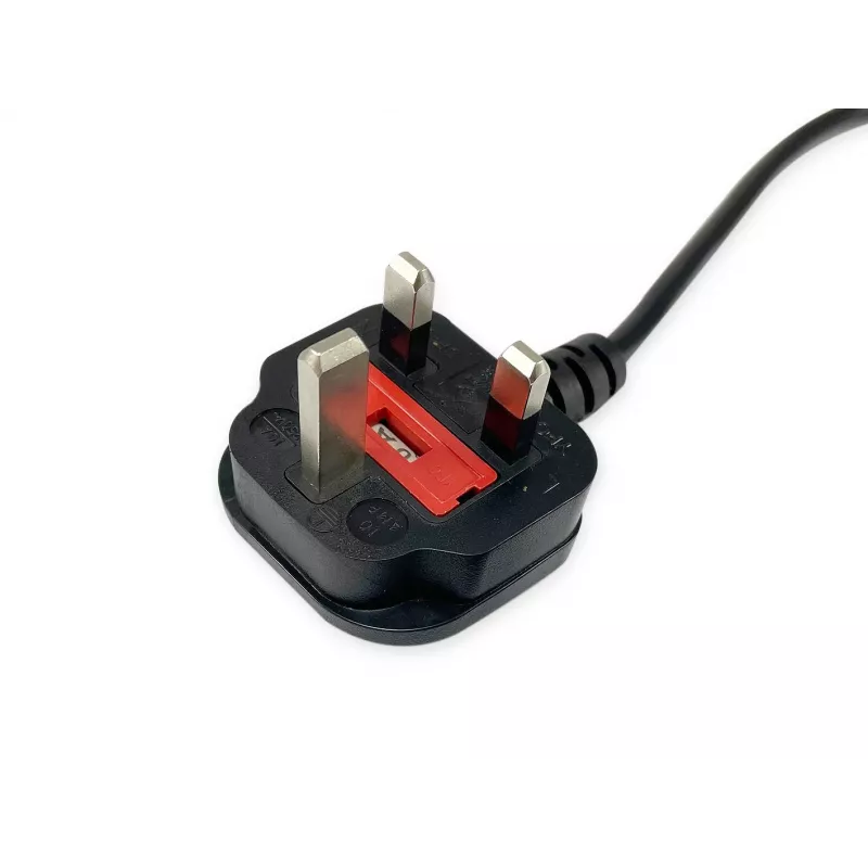 Power cable Equip 112300 Black 2 m BS 1363 C13 coupler