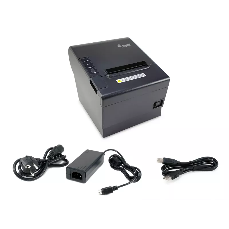 Equip 80mm Thermal POS Receipt Printer with Auto Cutter, USB/Bluetooth/WiFi/Cash Drawer connection