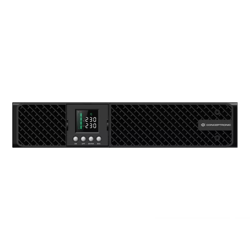 Conceptronic ZEUS51E3K 3000VA 3000W Online UPS, IEC, Double-conversion (Online), 3 kVA, 3000 W, Sine, 220 V, 240 V