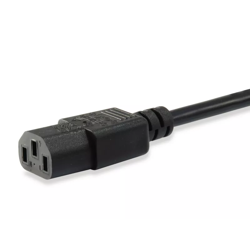 Equip High Quality Power Cord, C13 to Schuko, 3.0m, 3 m, IEC C13, CEE7/7, H05VV-F3G, 250 V, 10 A