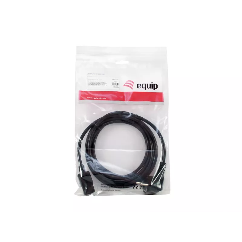 Equip High Quality Power Cord, C13 to Schuko, 3.0m, 3 m, IEC C13, CEE7/7, H05VV-F3G, 250 V, 10 A