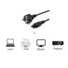 Equip High Quality Power Cord, C5 to Schuko, 1.8m, 1.8 m, CEE 7/7, IEC C5, H05VV-F3G, 250 V, 2.5 A