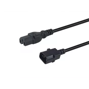 Equip 112170 power cable Black 1.8 m C14 coupler C15 coupler