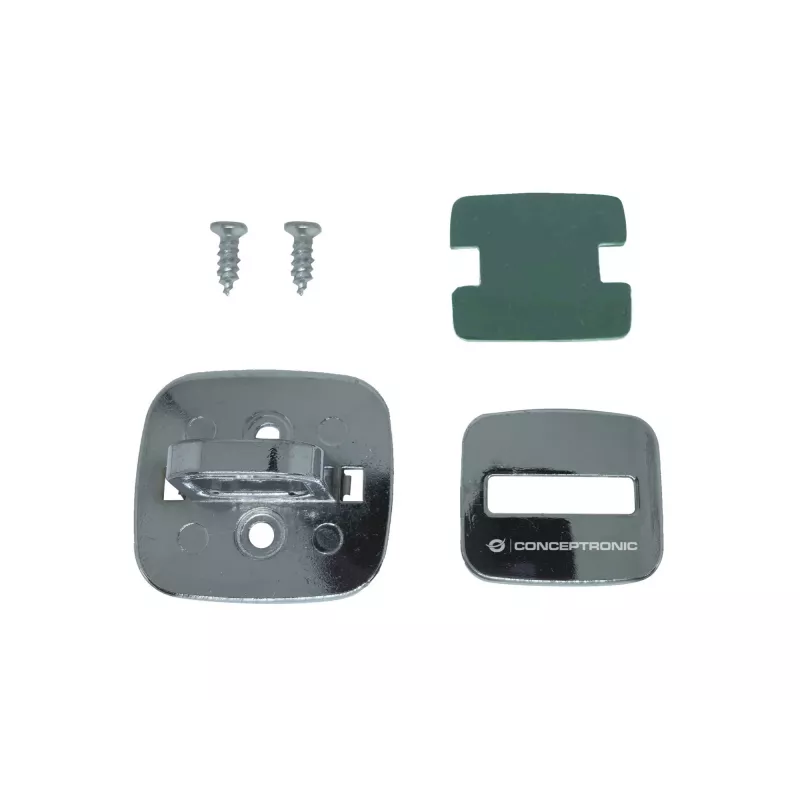 Desk mount security anchor CONCEPTRONIC LBA01 — zinc, silver, 52×46.6×33 mm