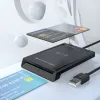 Conceptronic BIAN11B Dual Interface Smart ID Card Reader, USB 2.0, Near Field Communication (NFC), 1 m, Black, 100 g