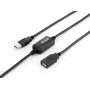 Equip USB 2.0 Type A Active Extension Cable Male to Female, 10m