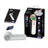 Digital forehead thermometer BRAUN BNT400 — remote sensing, 34–43°C range, 0.1°C accuracy, white