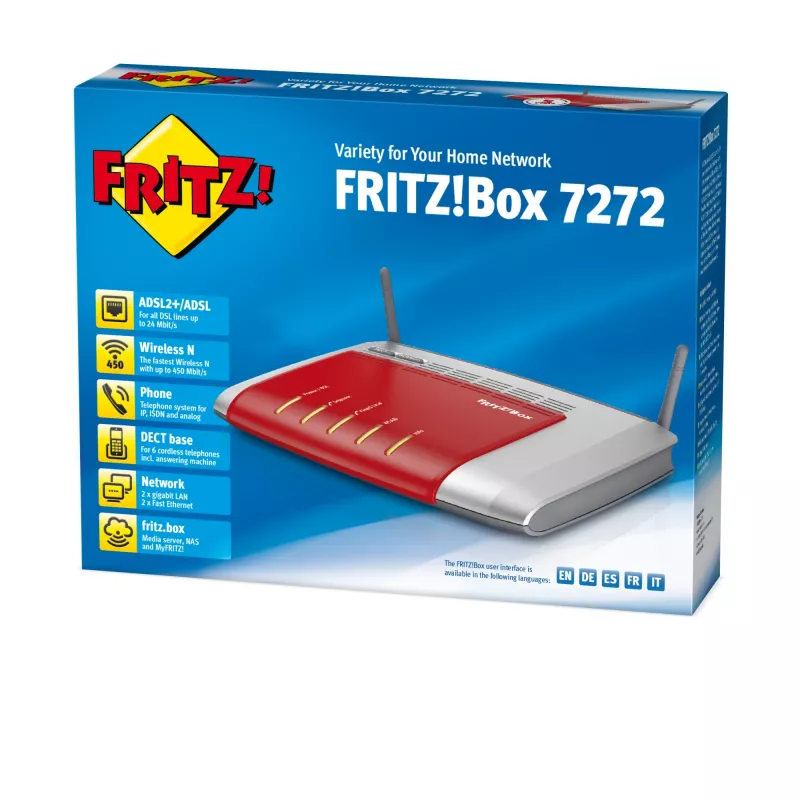 FRITZ! Box 7272 International wireless router Gigabit Ethernet